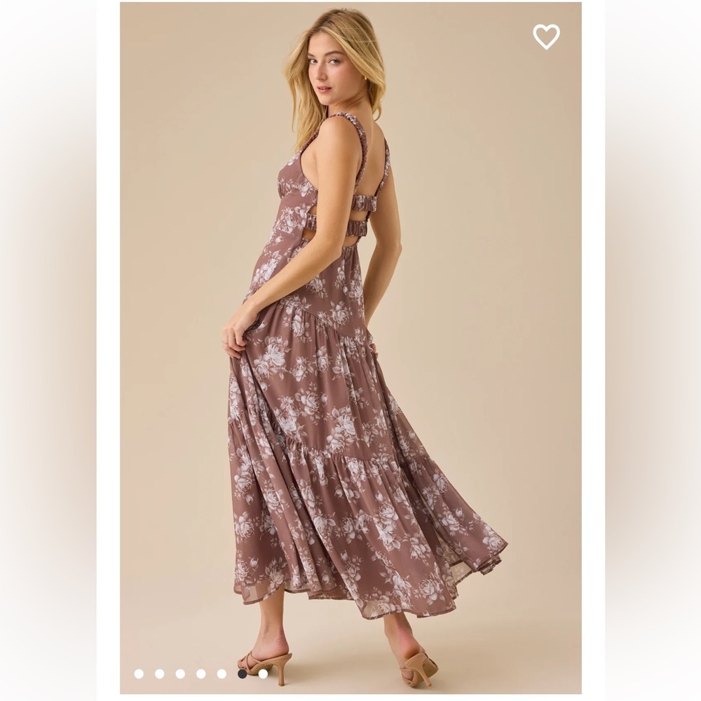 New with tags Altar’d State Lacy Floral Maxi Dress - Picture 6 of 7